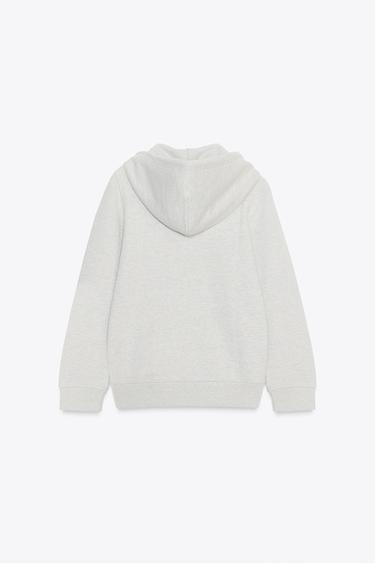 HOODIE - Grey marl by Zara - Image 6