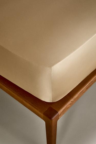 DRAP-HOUSSE 100% SOIE DE MÛRIER | POUR MATELAS 30 CM - Or de Zara - Image 1
