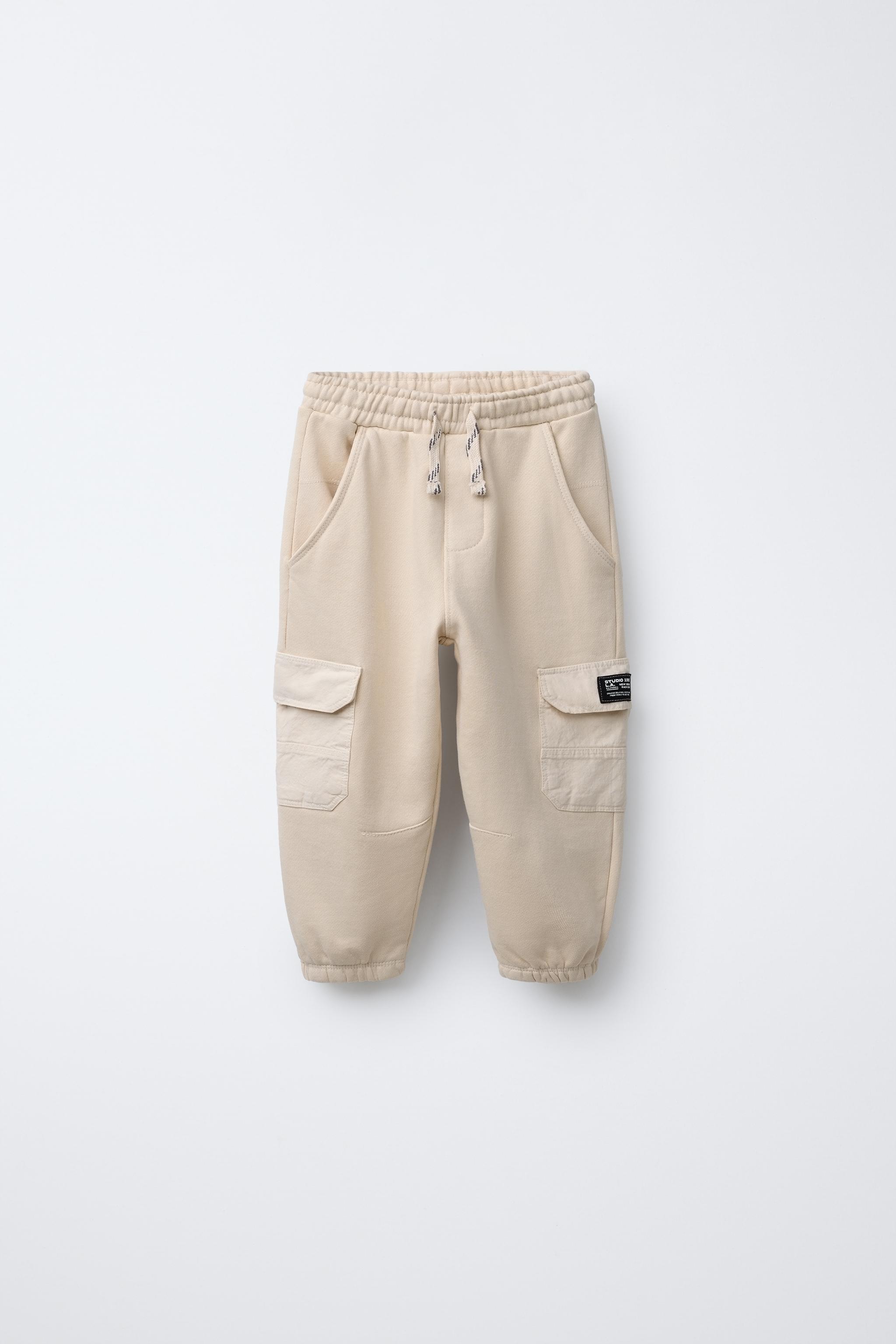 CARGO JOGGER PANTS - Ecru | ZARA United States