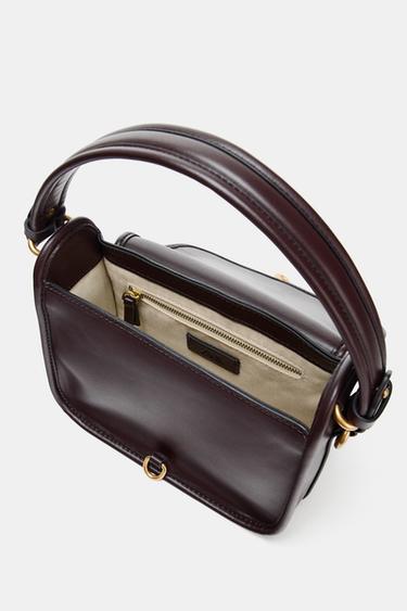 SAC BANDOULIÈRE DÉTAIL FERMETURE - Bordeaux de Zara - Image 5