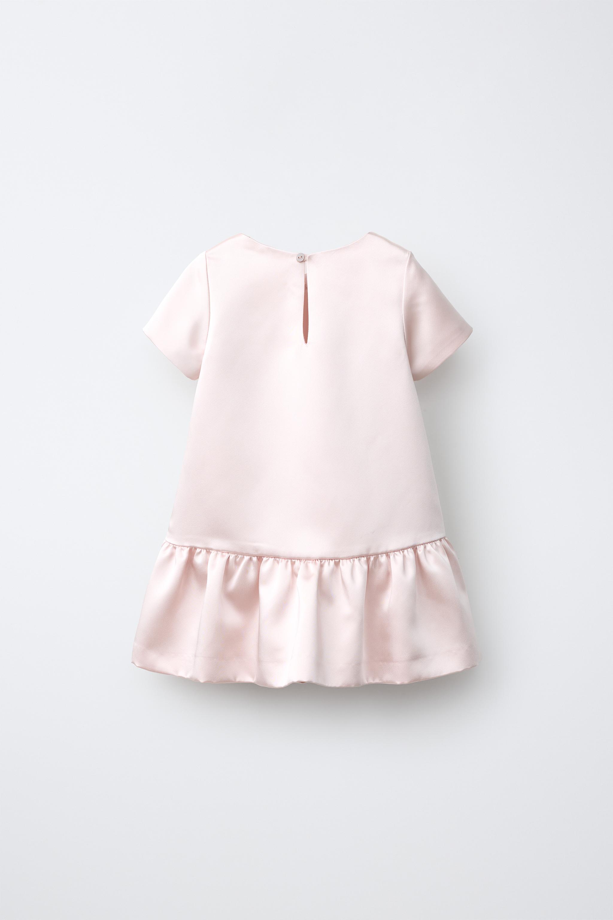 SATIN BOW DRESS