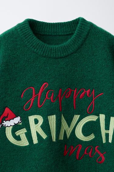 PULL EN MAILLE THE GRINCH ™ DR. SEUSS ENTERPRISES © - Vert de Zara - Image 2