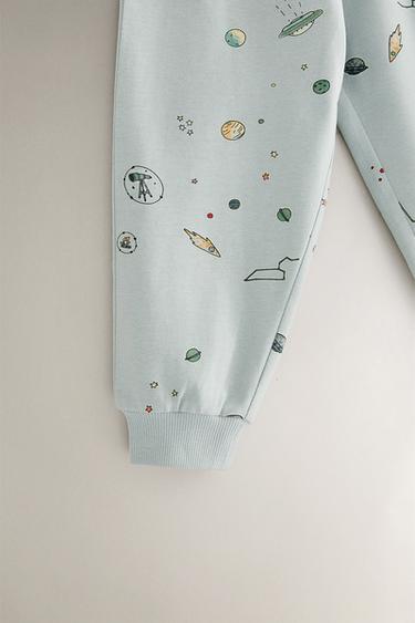 PYJAMA ENFANT PLANÈTES - Bleu clair de Zara - Image 4