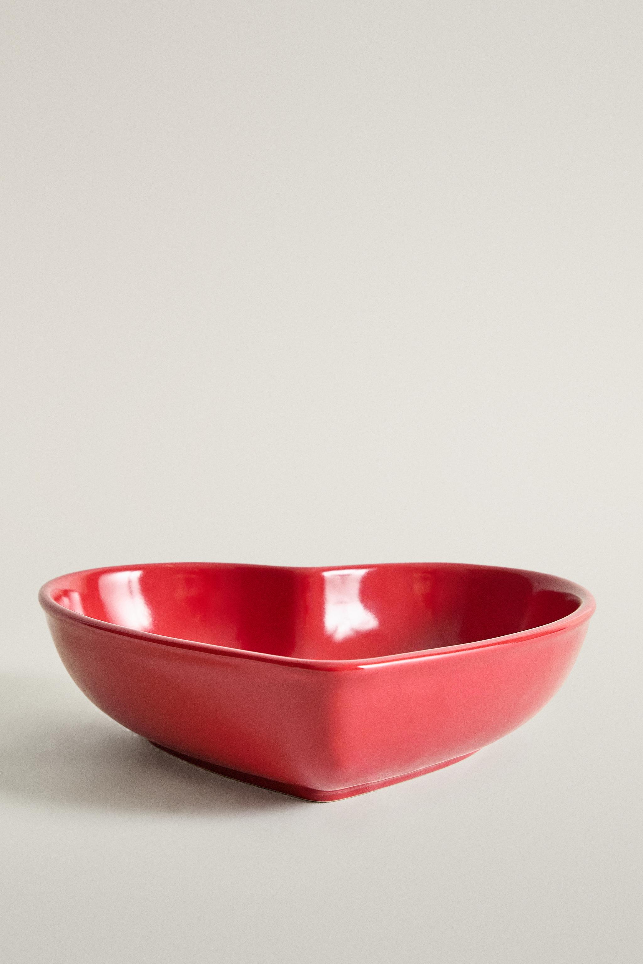 CHRISTMAS CERAMIC HEART BOWL