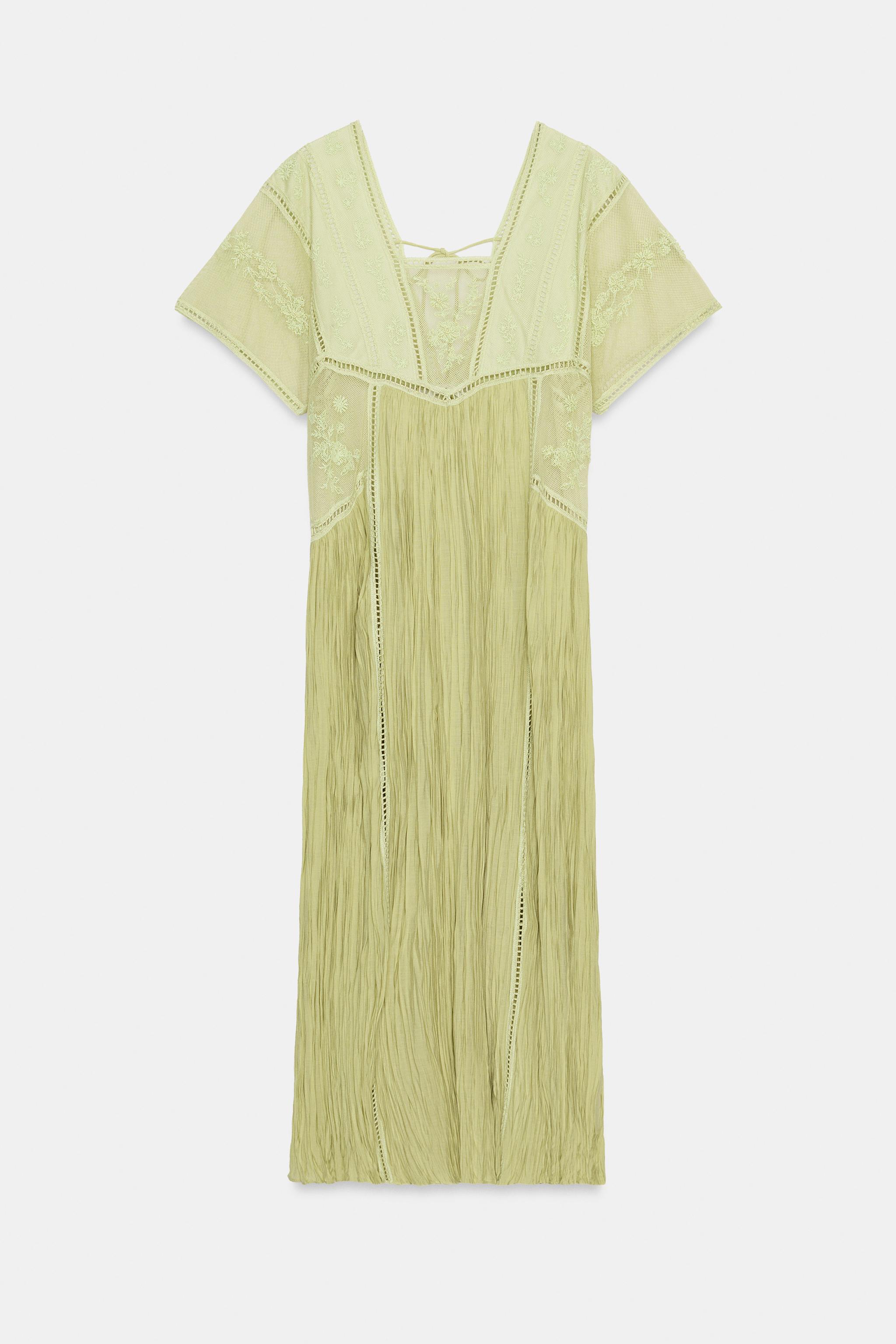 ROBE PLISSÉE BRODERIES ZW COLLECTION