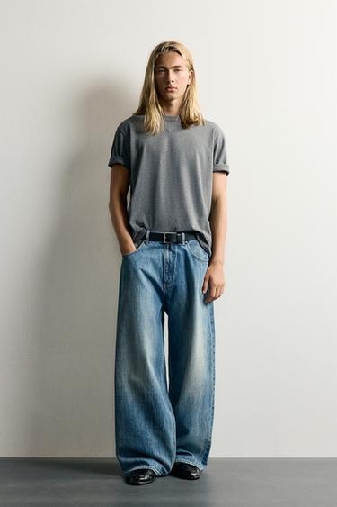 JEANS BAGGY FIT - Azul de Zara