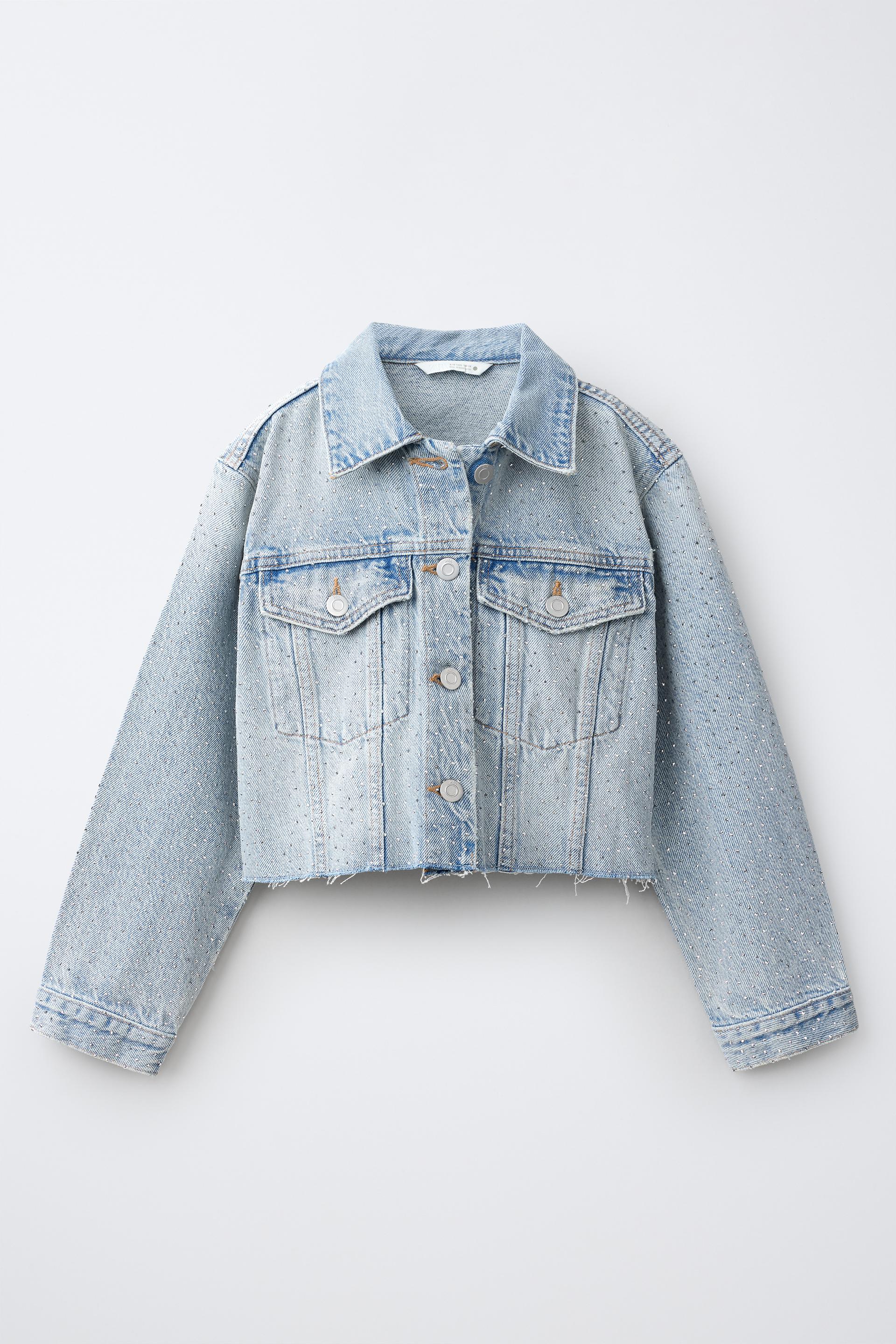 Rhinestone Denim Jacket