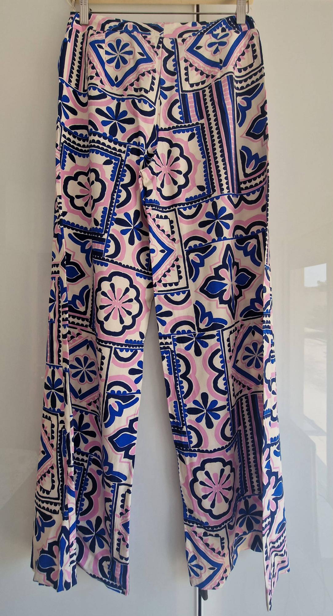 PRINTED PALAZZO TROUSERS - Image 3