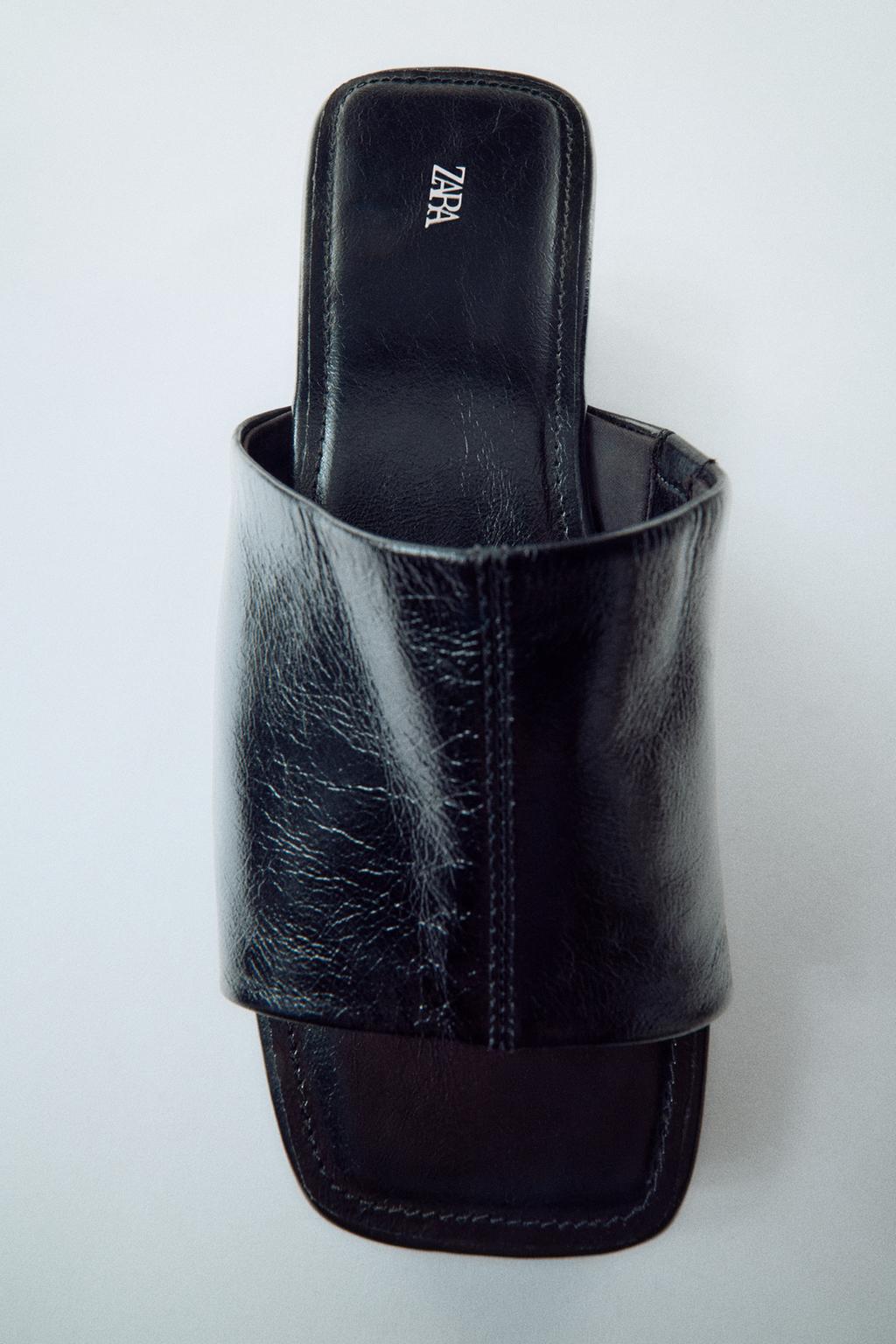 LEATHER PLATFORM SANDALS