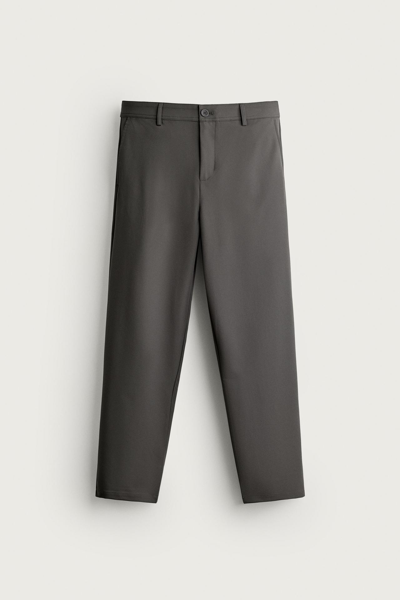 COMFORT TECHNICAL PANTS — Dark khaki