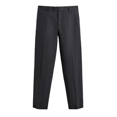 PANTALÓN REGULAR FIT TRAJE 100% LINO - Marino oscuro de Zara