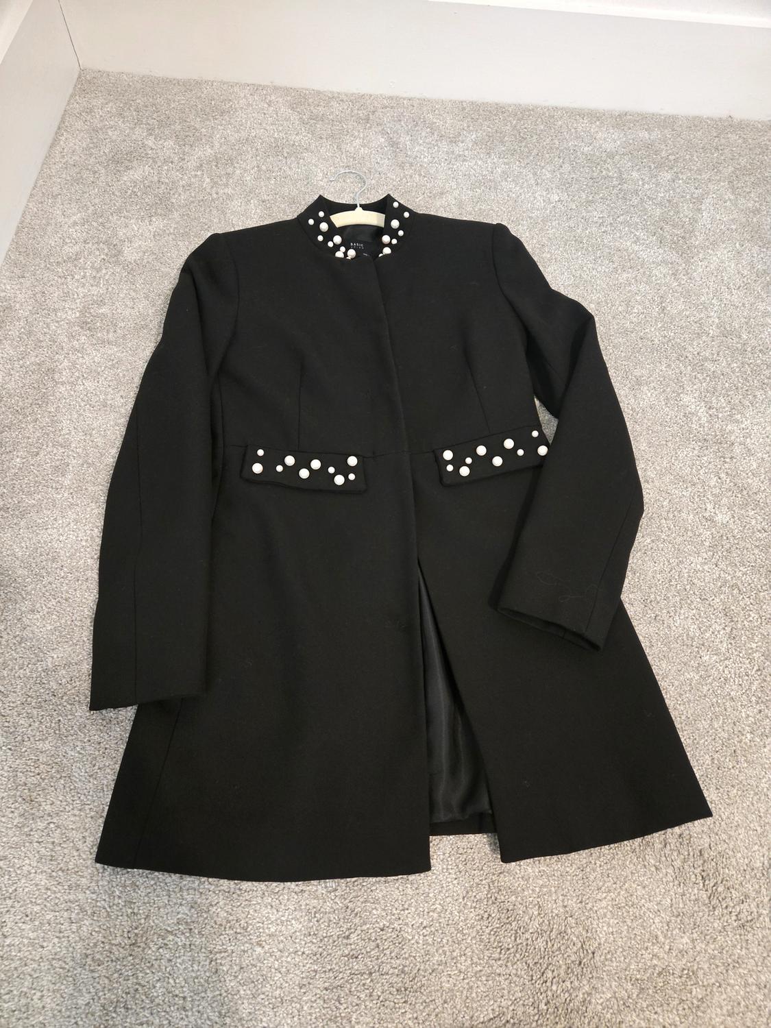 MOLESKIN FROCK COAT WITH PEARL BEADS - Image 5