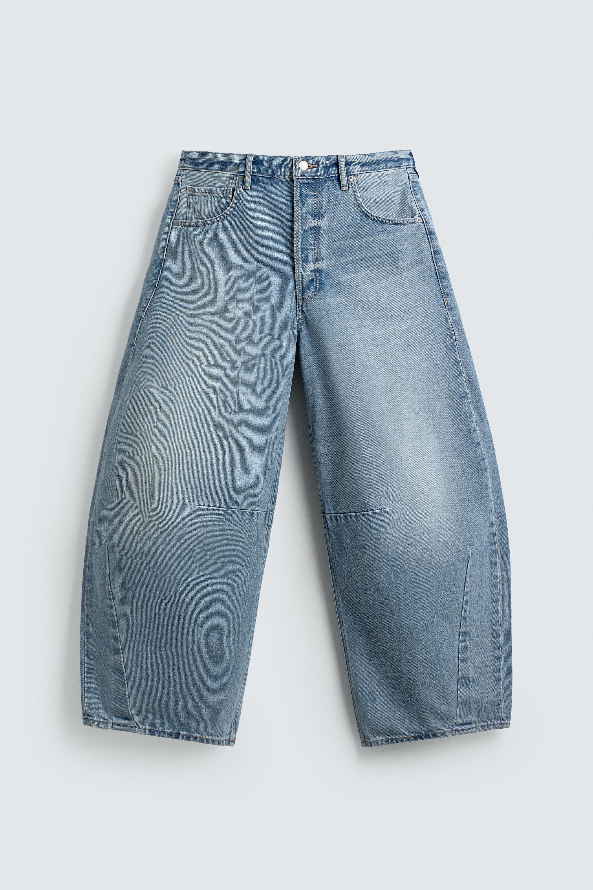 JEAN RELAXED BARREL FIT À PINCES