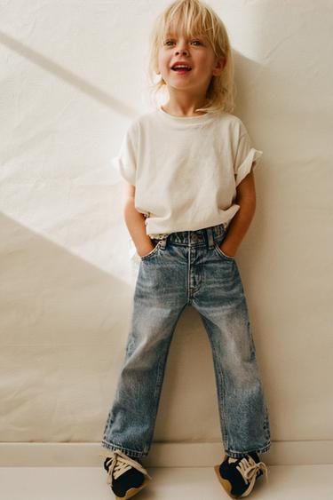 ДЖИНСЫ STRAIGHT LEG — ВЫЦВЕТШИЙ СИНИЙ от Zara