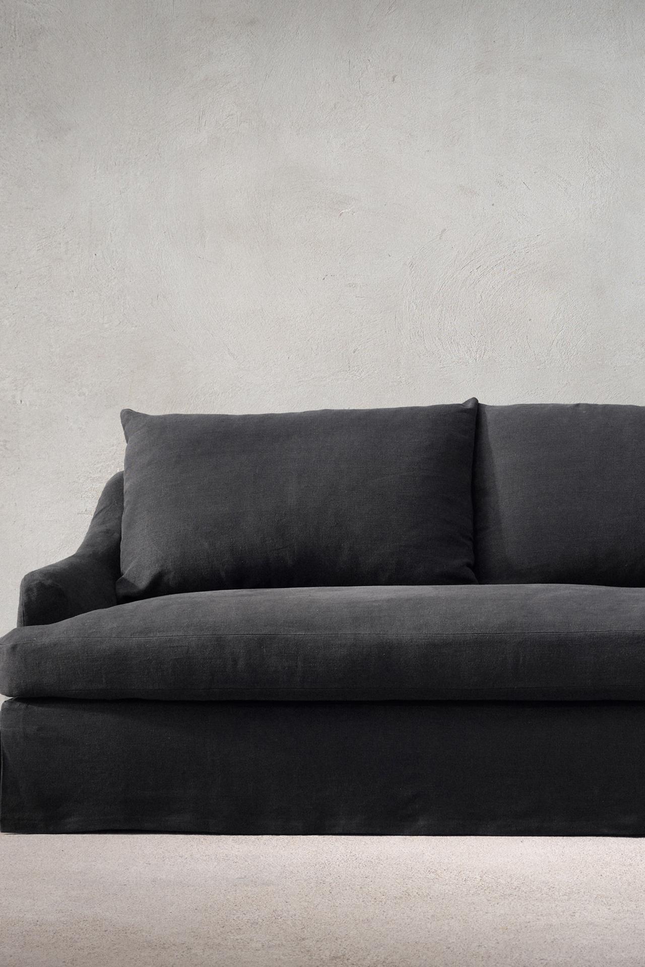 SOFA 01 LINEN COVER — MIDNIGHT BLUE