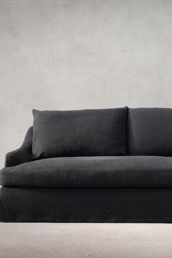 SOFA 01 LINEN COVER - MIDNIGHT BLUE by Zara - Image 0