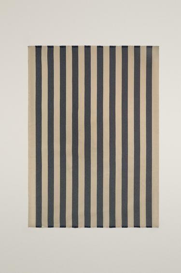 MULTI-PURPOSE STRIPED BLANKET - Blue by Zara - Image 0