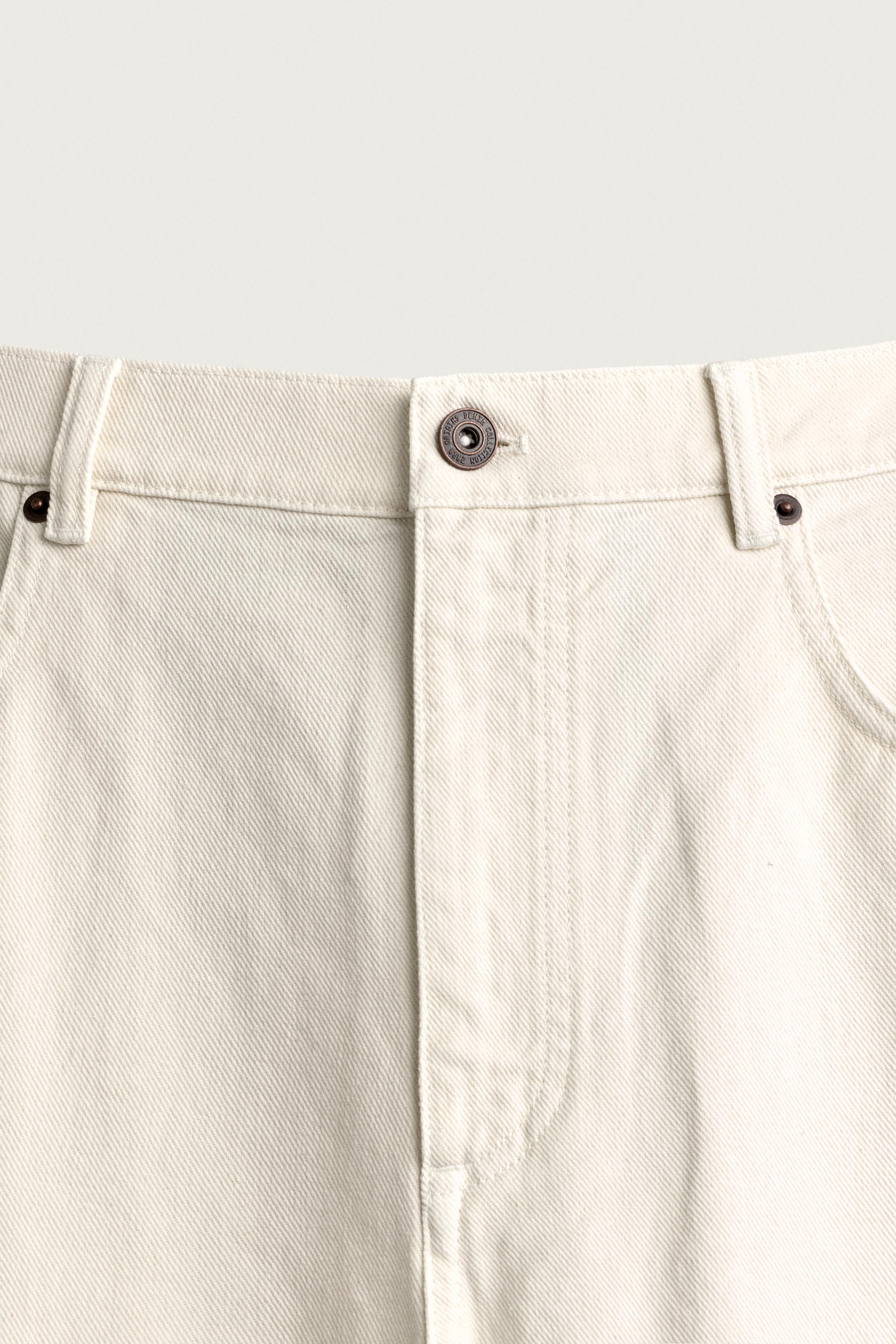 Мужские джинсы Zara COTTON & HEMP RELAXED STRAIGHT JEANS — фото 7