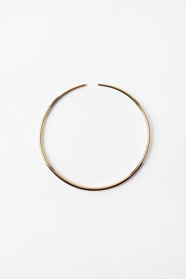 METAL CHOKER NECKLACE - Golden by Zara