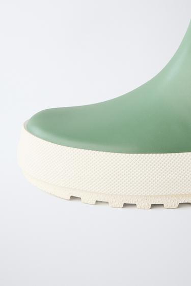 STRETCH WELLIES - Khaki Green by Zara - Image 5