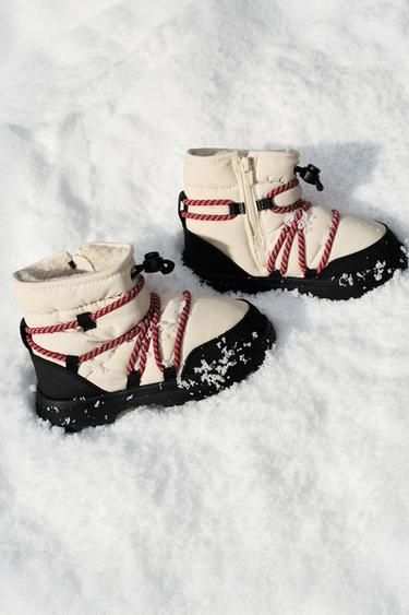 بوت ثلج طارد للماء - أبيض الخاص بـ Zara