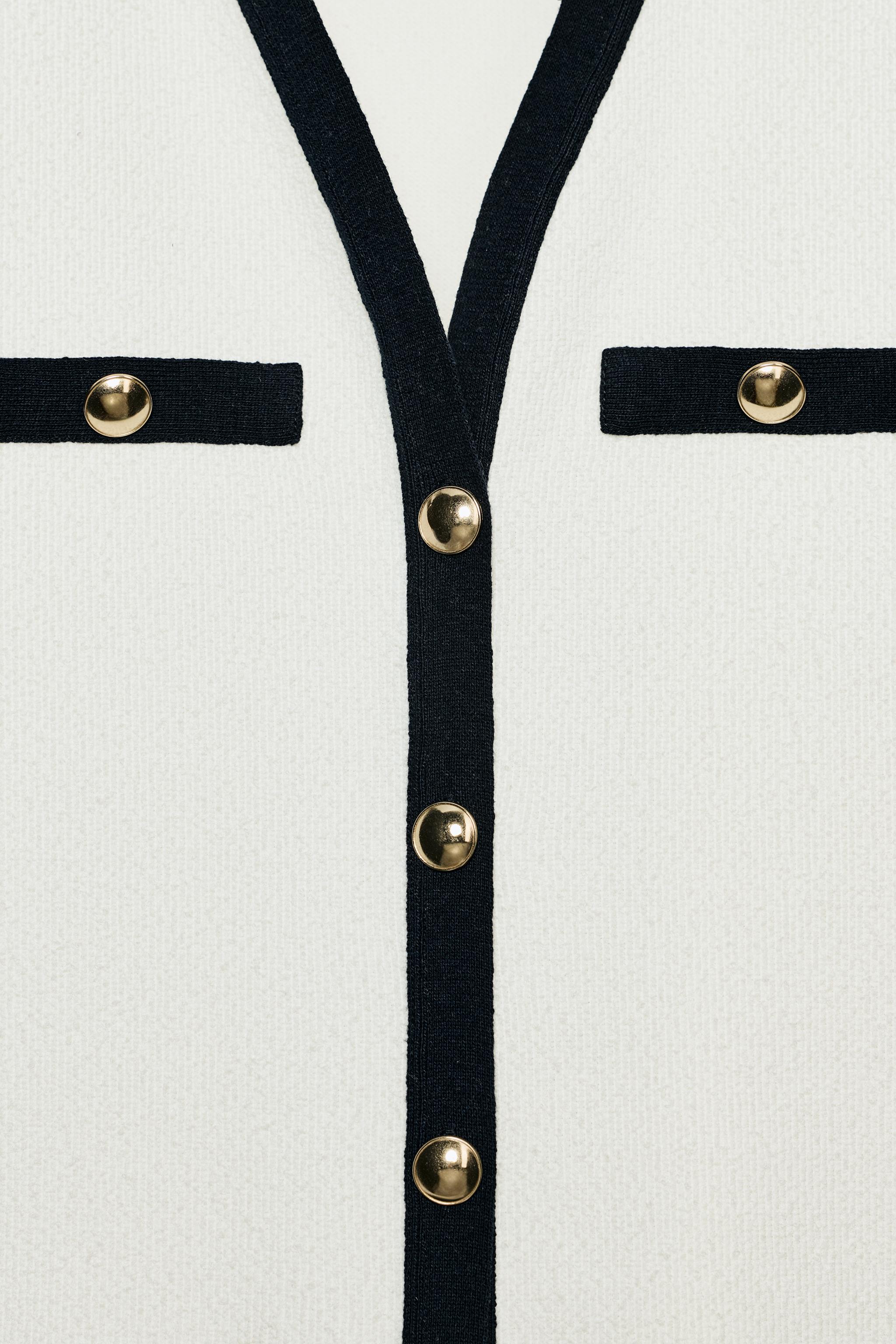TOP COL POLO TEXTURÉ