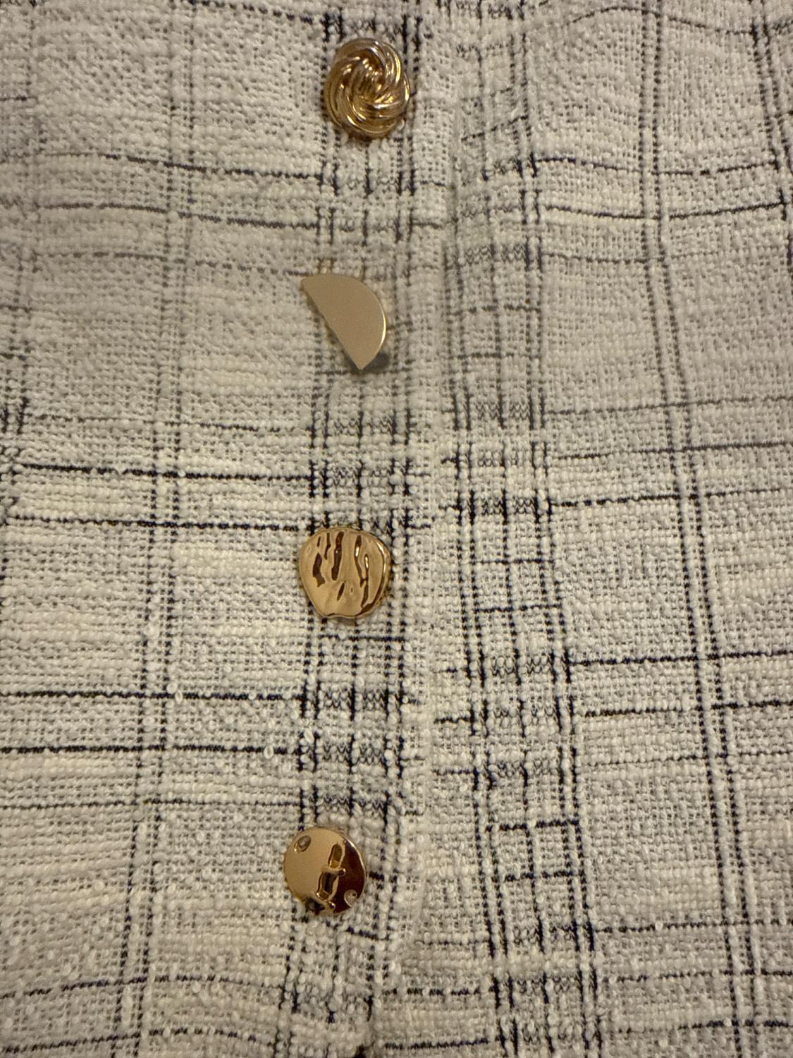 TEXTURED JACQUARD BUTTONED WAISTCOAT - Image 3