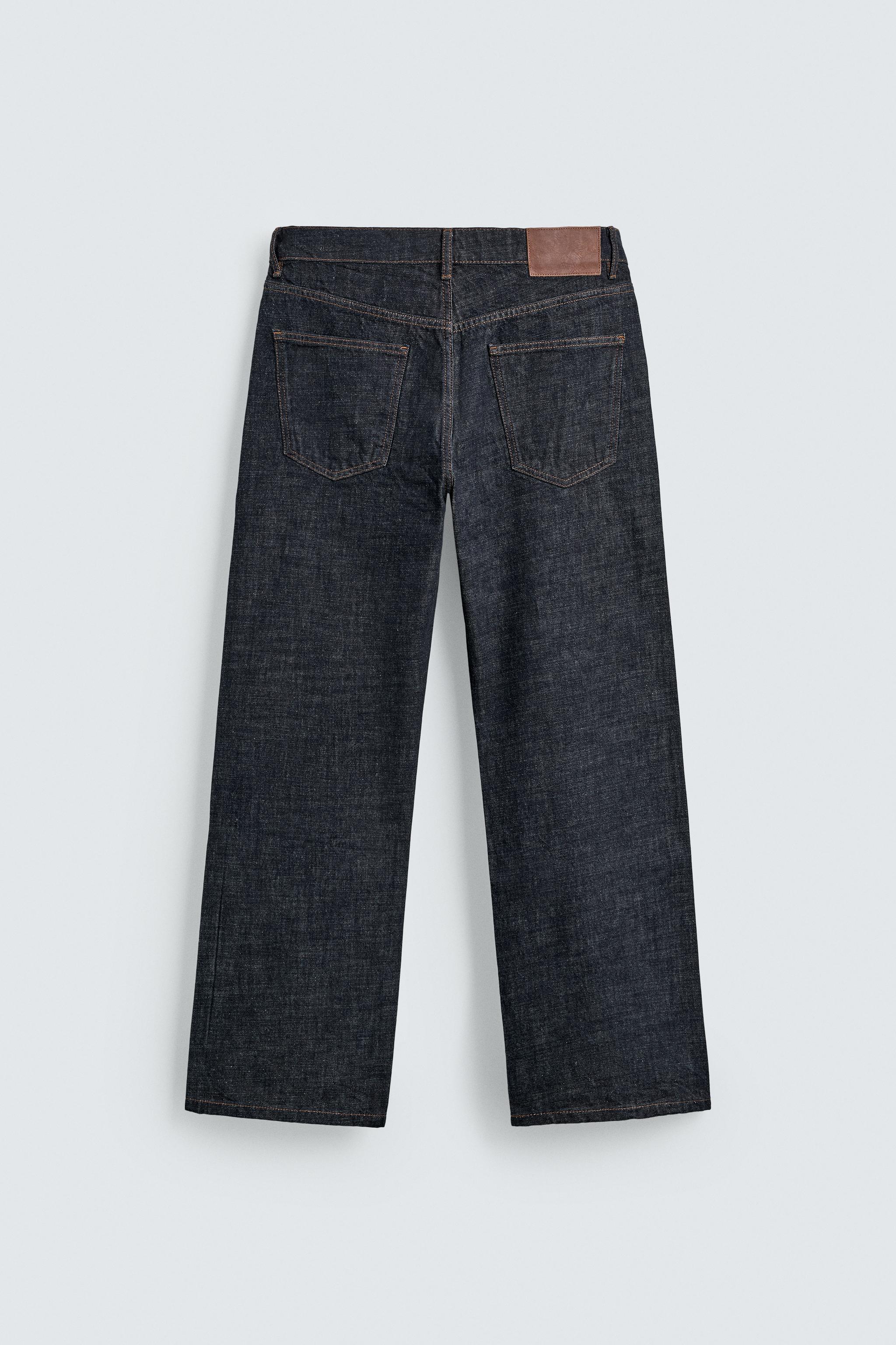 BUTTON-FRONT LOOSE FIT JEANS