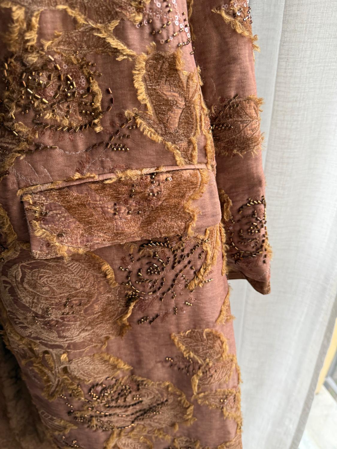 EMBROIDERED LONG COAT ZW COLLECTION LIMITED EDITION - Image 4