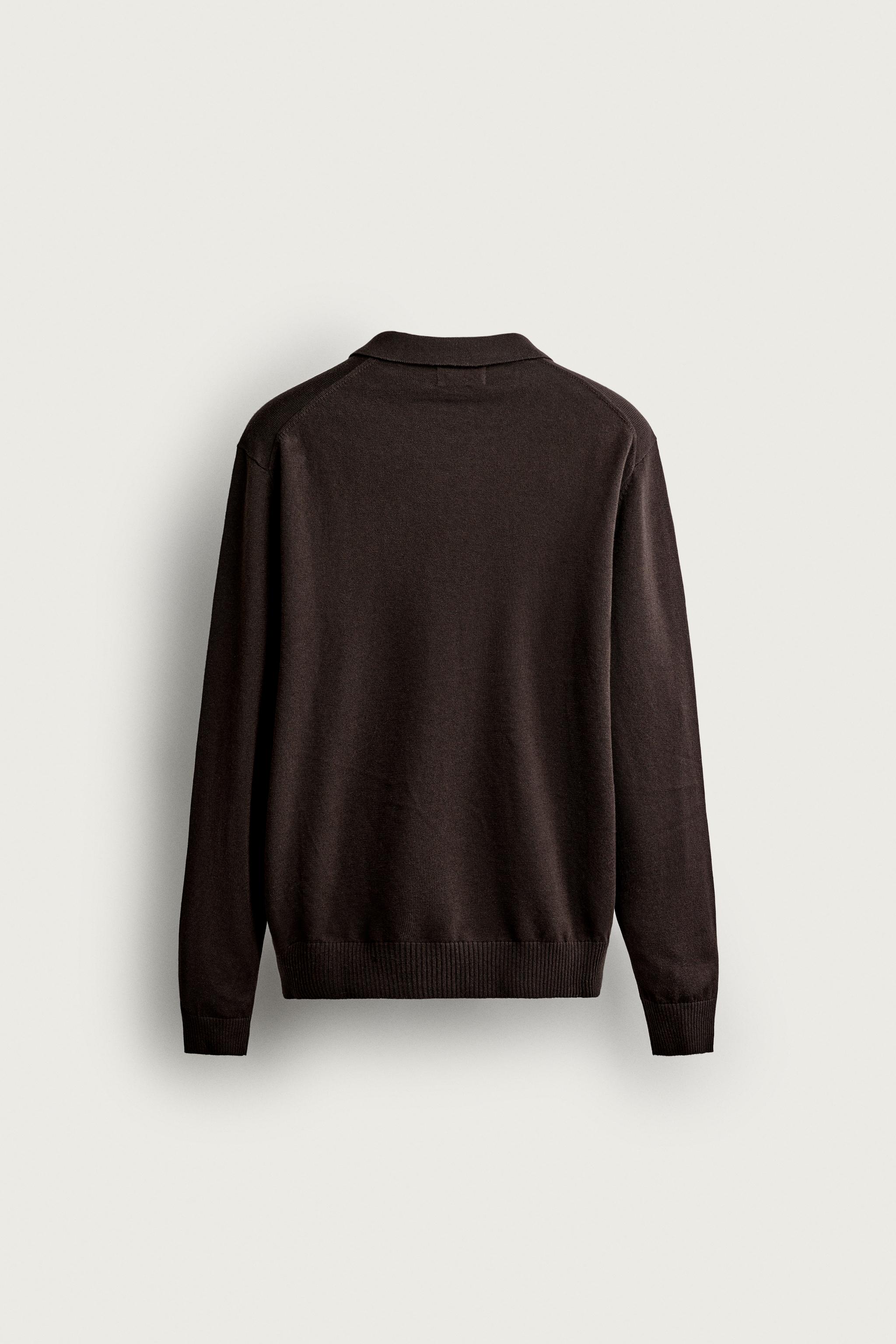 COTTON-LINEN KNIT REGULAR FIT POLO