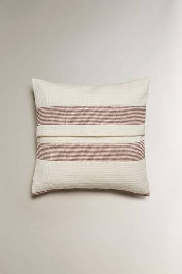 KIDS’ STRIPED CUSHION COVER - Brick by Zara - Image 2
