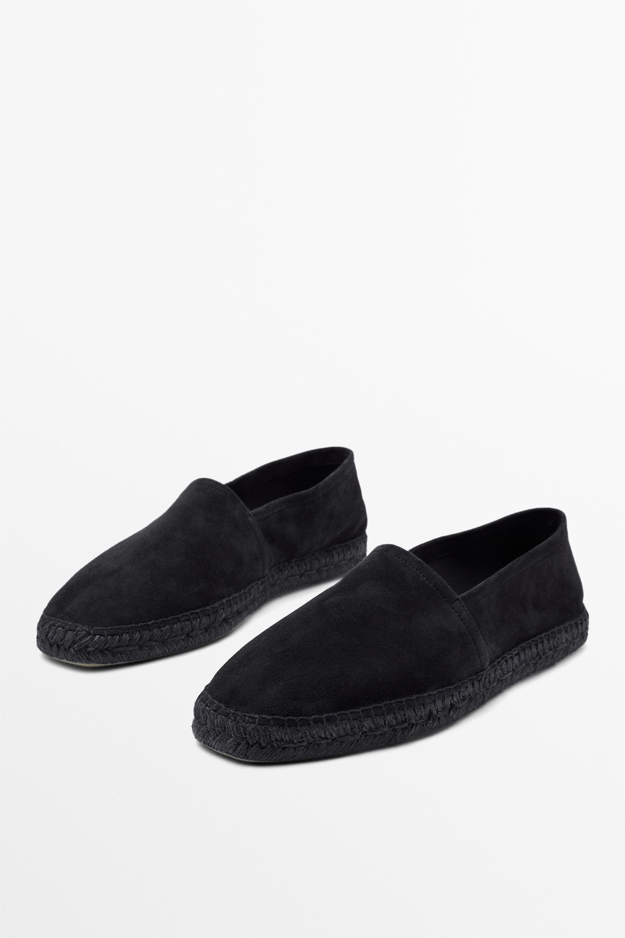 Leather espadrilles — Navy Blue