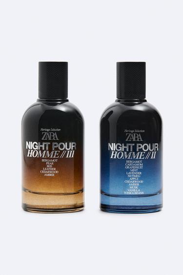 NIGHT POUR HOMME II + III EDP 2 X 100 ML (3.4 FL. OZ) - kulit berwarna dari Zara