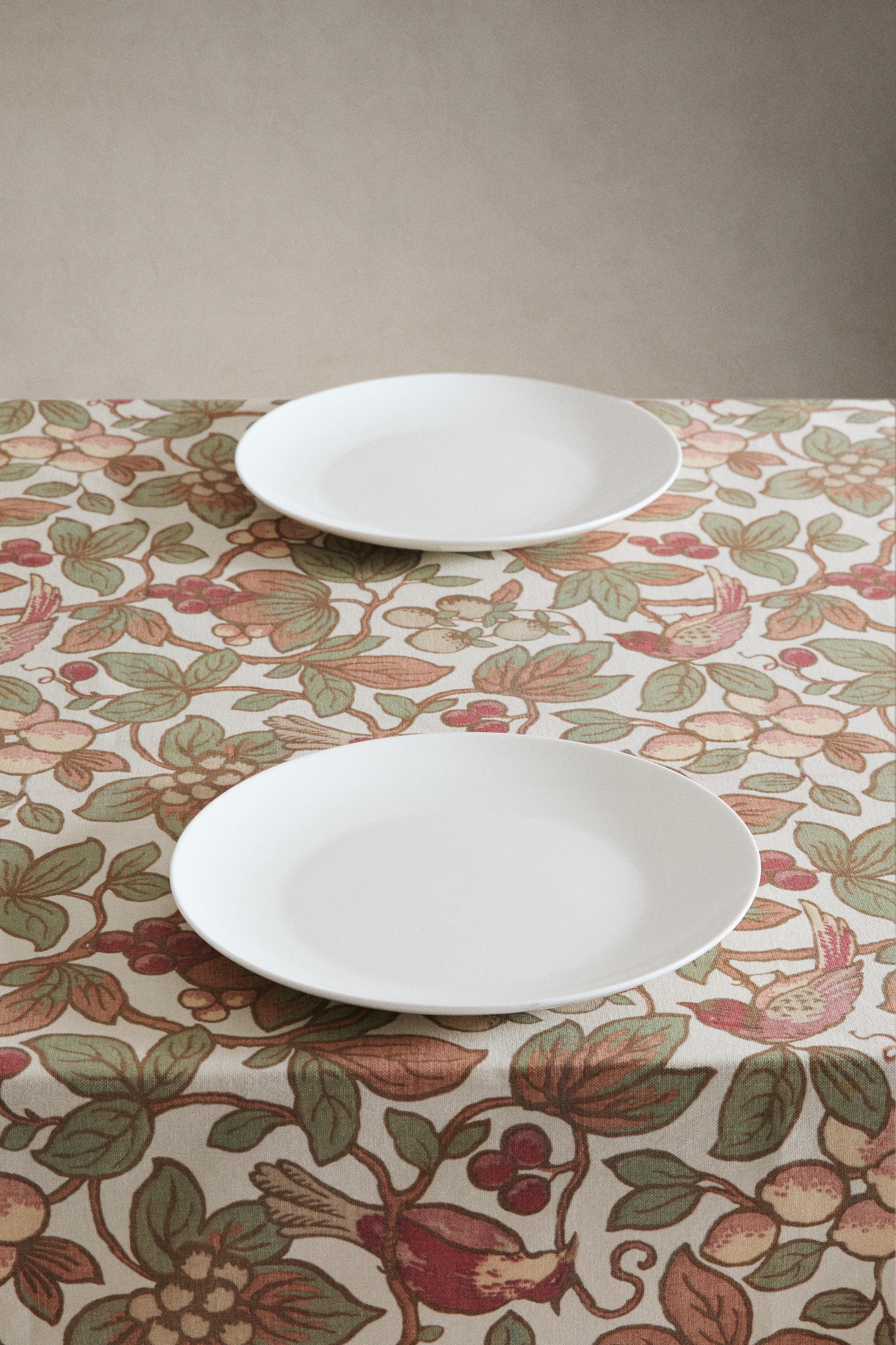 FLORAL AND BIRD COTTON TABLECLOTH | KATHARINE POLE