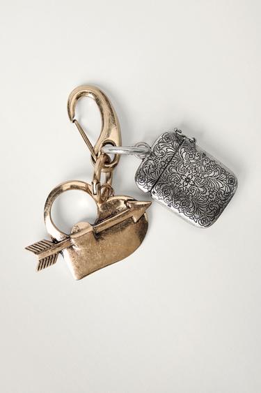 CHARM COMBINATION KEYRING KATE MOSS X ZARA - Gold / Silver by Zara