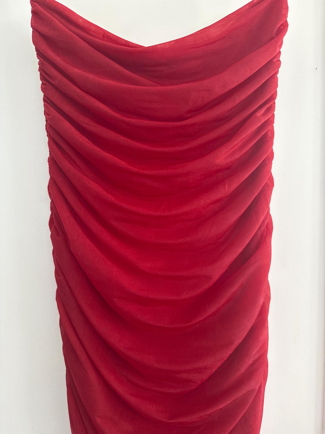 STRAPLESS ORGANZA DRESS - Image 2