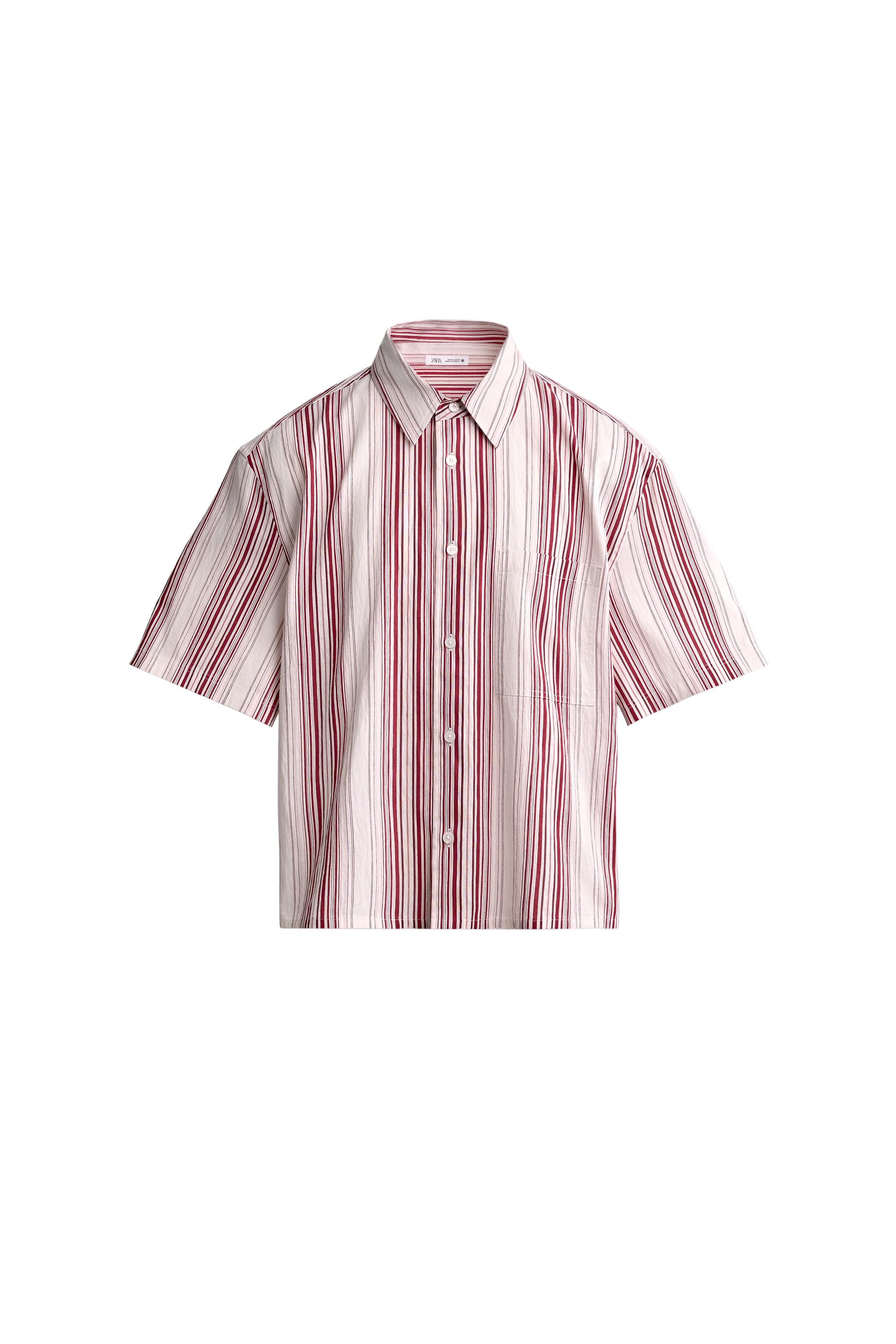 CAMISA BOXY FIT RAYAS