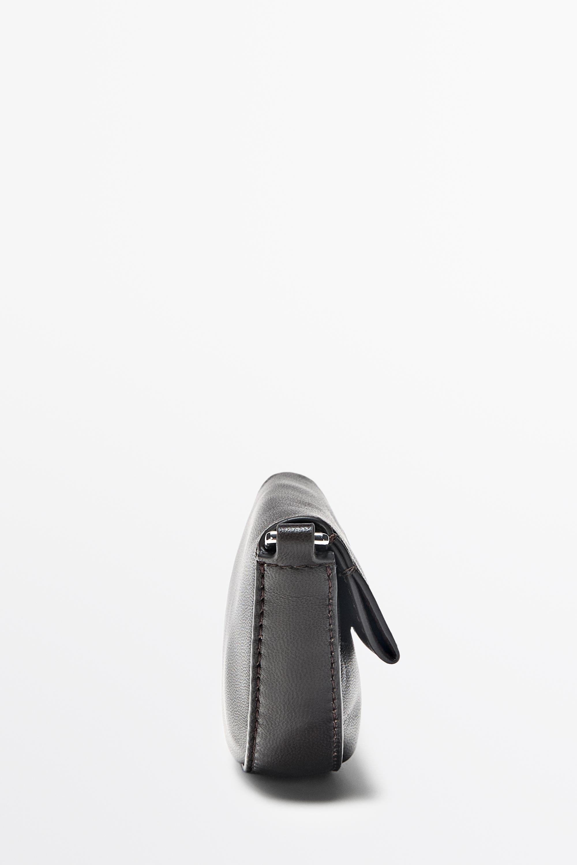 Nappa leather mini crossbody bag