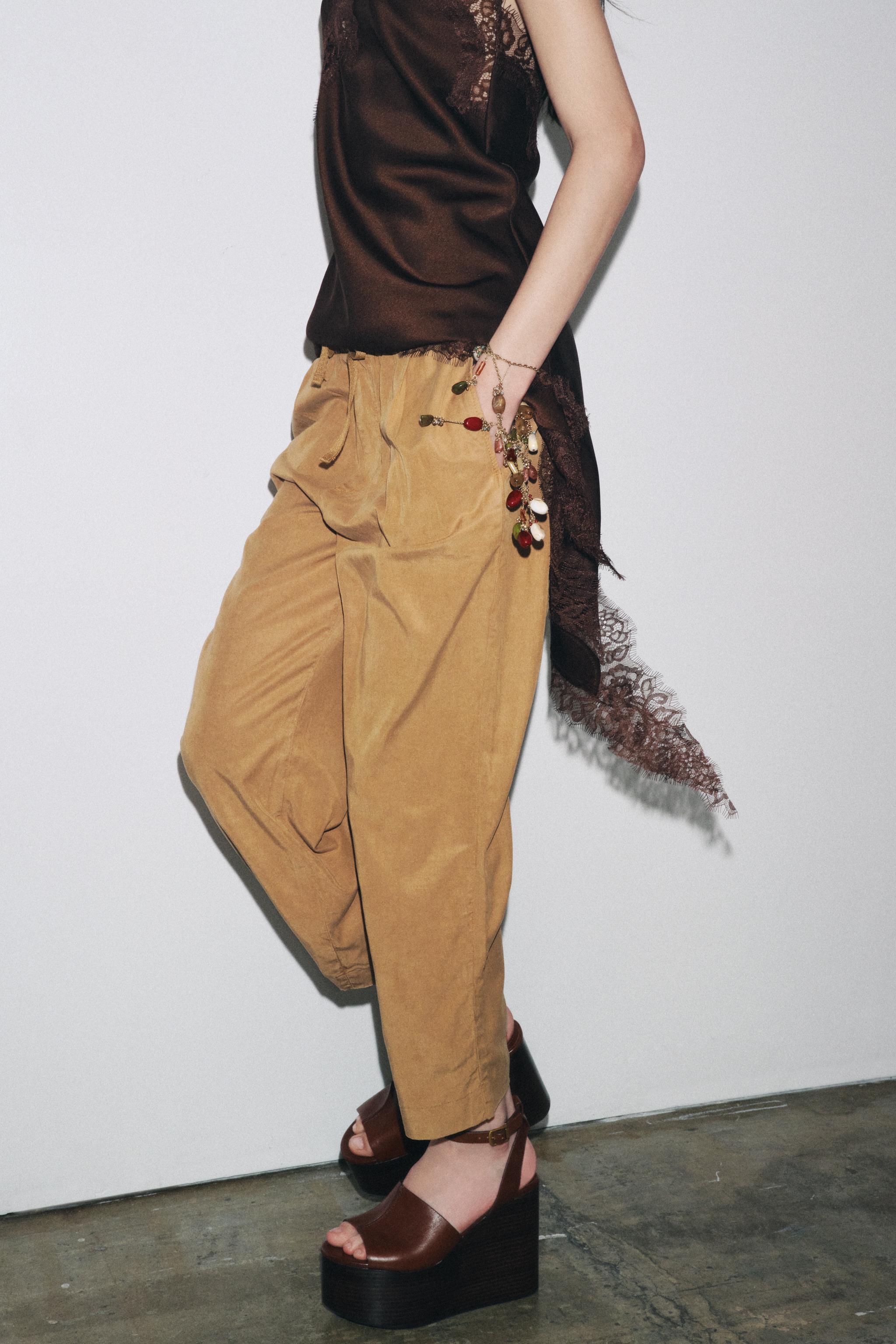 PANTALON DE JOGGING À JAMBES LARGES ZW COLLECTION