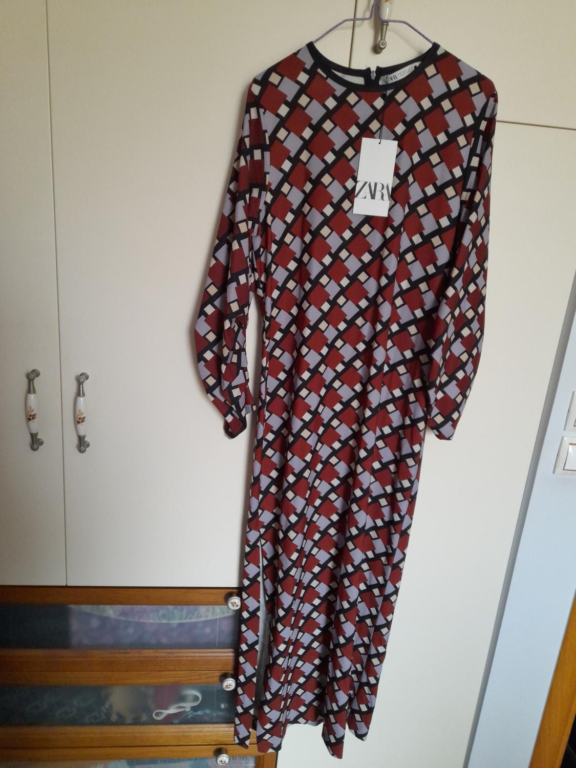 PRINTED MIDI DRESS - Image 3