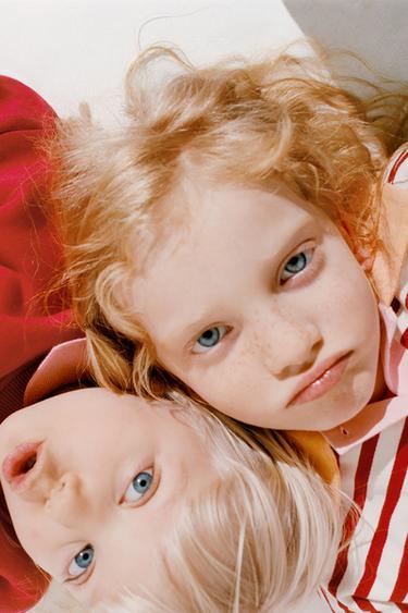 ZARA TIMELESS - ОДНОТОННИЙ СВІТШОТ - Червоний Zara