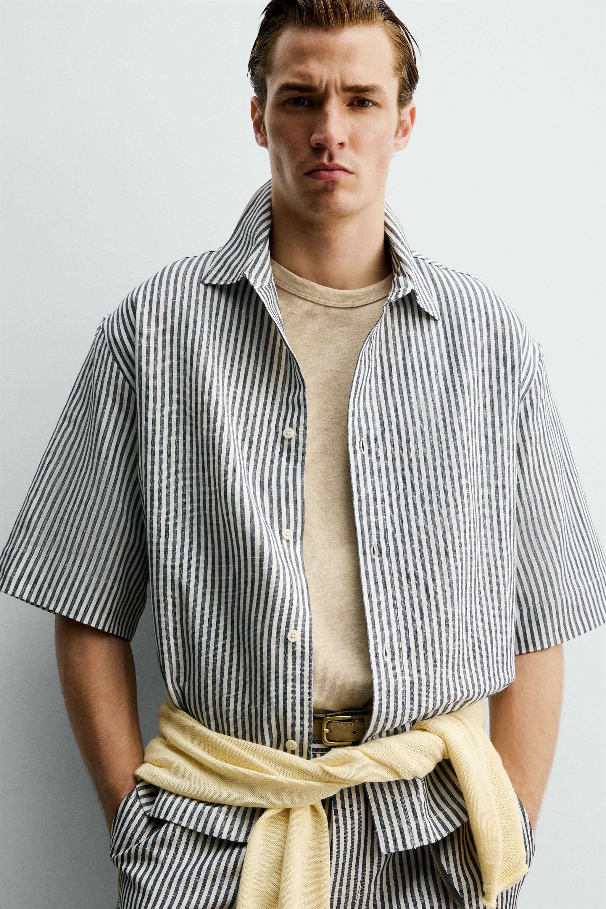 CHEMISE RELAXED FIT À RAYURES