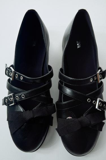 STRAPPY BALLERINAS - Black by Zara