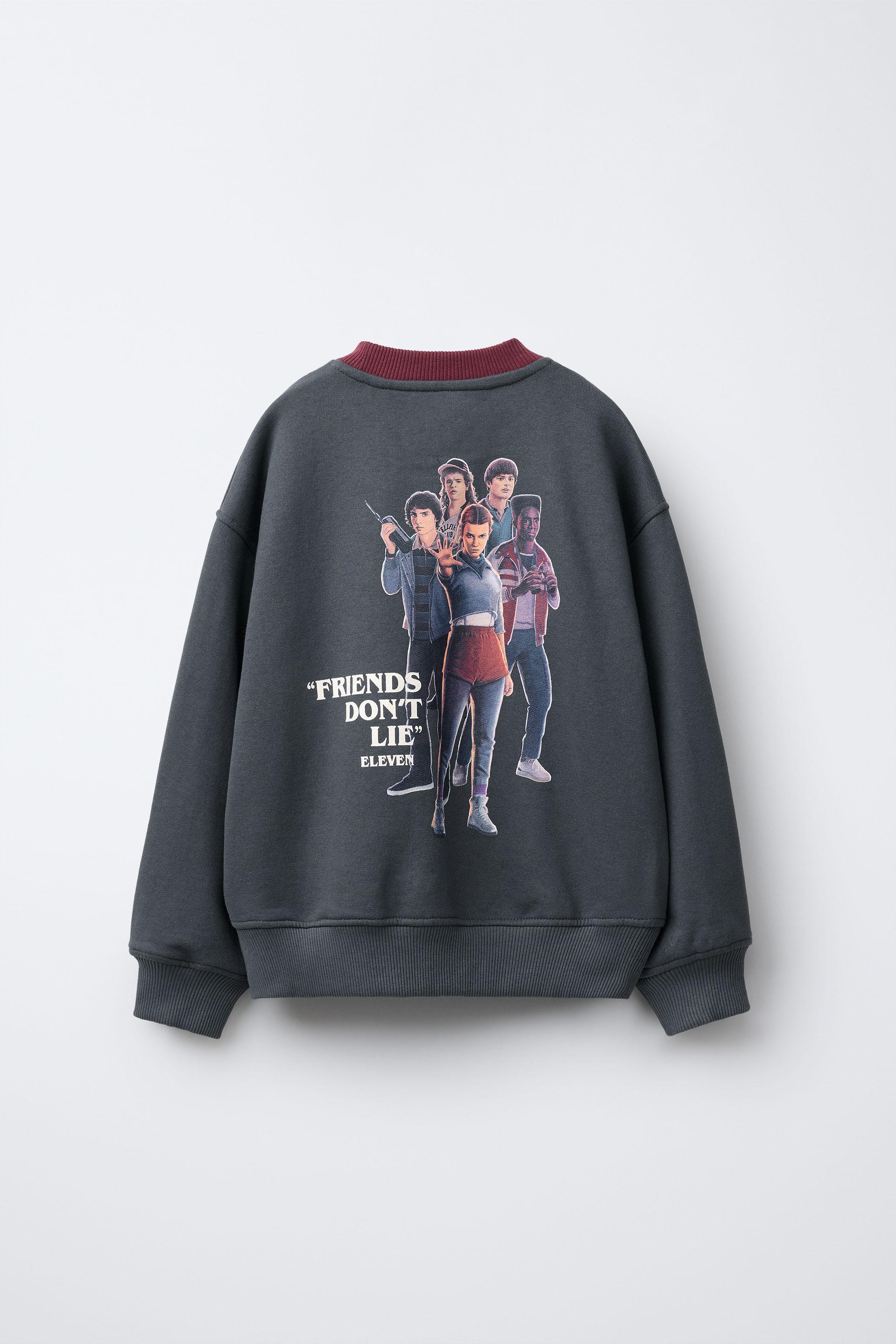 STRANGER THINGS ™/ © NETFLIX PRINT SWEATSHIRT - Anthracite grey