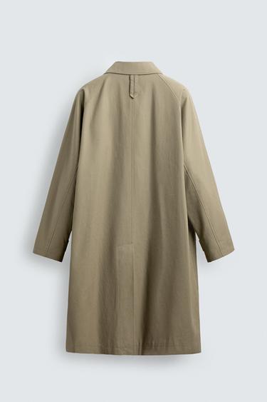 Zara RELAXED FIT TRENCH COAT - Sand
