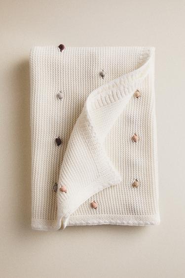 BABY KNIT BLANKET — Multicolored 1