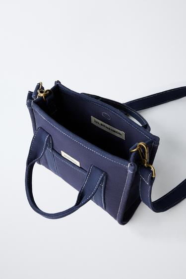 MINI SAC SHOPPER BENSIMON ® X ZARA - Bleu de Zara - Image 3