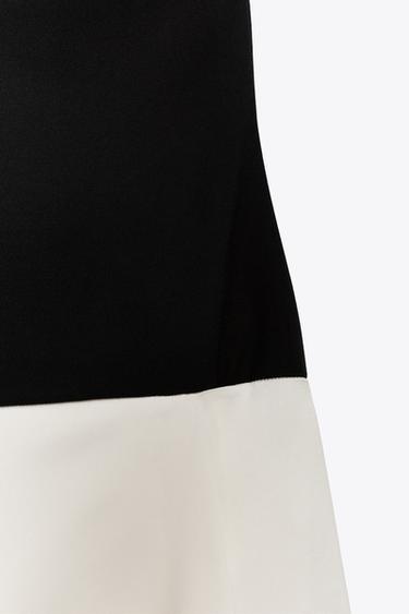 ROBE COURTE BIMATIÈRE - Noir de Zara - Image 5
