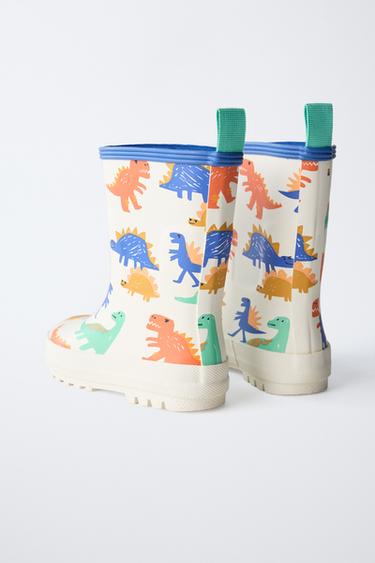 DINOSAUR WELLIES - White by Zara - Image 4