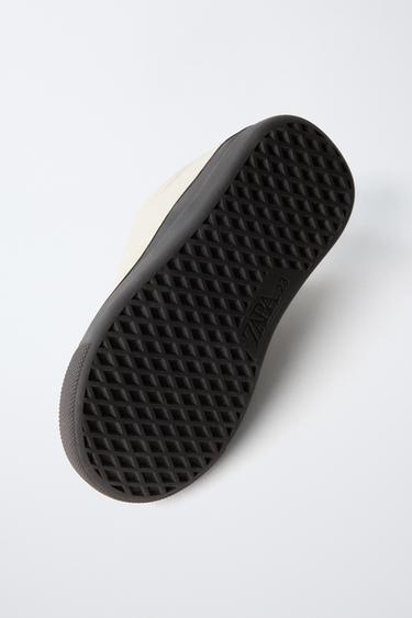 TENNIS EN COTON SKATE - Blanc de Zara - Image 6